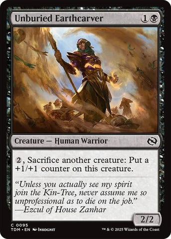 Unburied Earthcarver (Tarkir: Dragonstorm) Near Mint