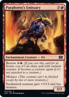 Purphoros's Emissary (Double Masters 2022) Light Play Foil