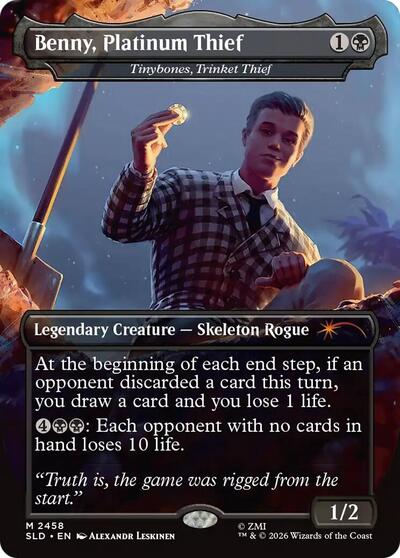 Benny, Platinum Thief - Tinybones, Trinket Thief (Secret Lair) Near Mint Foil