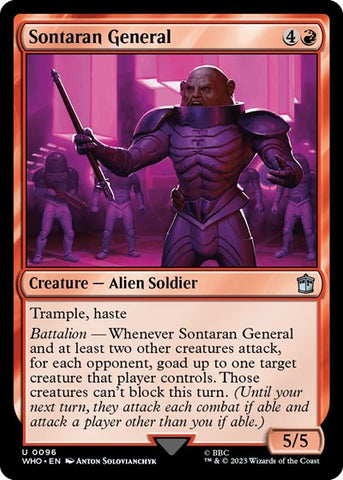 Sontaran General (Universes Beyond: Doctor Who) Near Mint
