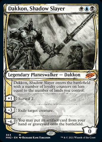 Dakkon, Shadow Slayer (Showcase) (Modern Horizons 2) Near Mint Foil