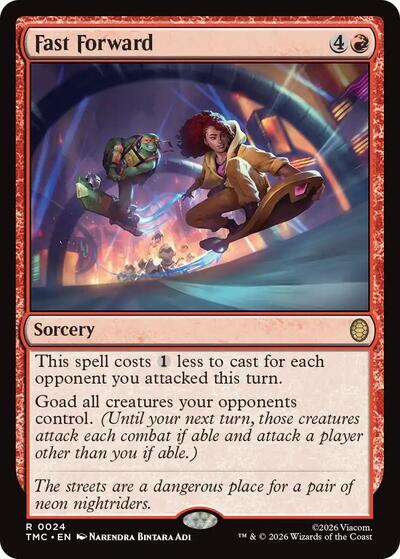 Fast Forward (Commander: Teenage Mutant Ninja Turtles) Near Mint Foil