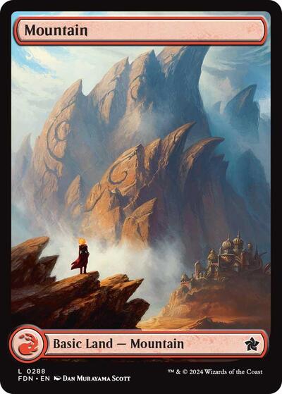 Mountain (0288) (Foundations) Near Mint Foil