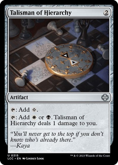 Talisman of Hierarchy (Commander: The Lost Caverns of Ixalan) Near Mint