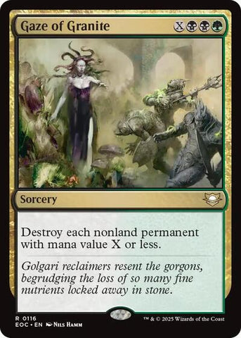 Gaze of Granite (Commander: Edge of Eternities) Near Mint