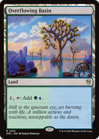 Overflowing Basin (Commander: Aetherdrift) Near Mint