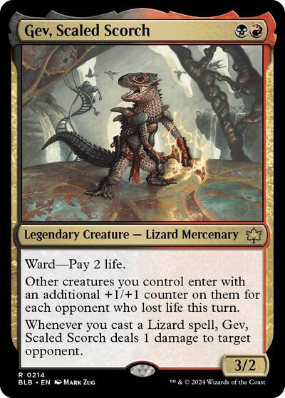 Gev, Scaled Scorch (Bloomburrow) Near Mint