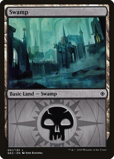 Swamp (51) (Ravnica Allegiance: Guild Kits) Near Mint