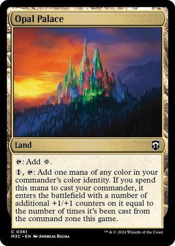 Opal Palace (Commander: Modern Horizons 3) Near Mint