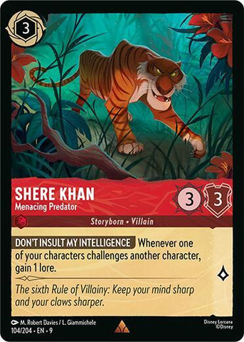 Shere Khan - Menacing Predator (Fabled) Near Mint