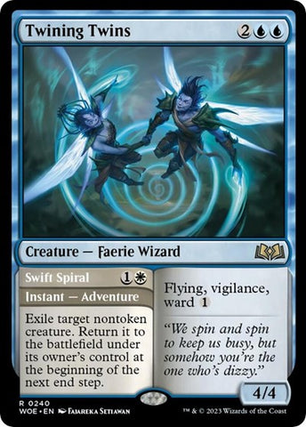 Twining Twins (Wilds of Eldraine) Near Mint Foil