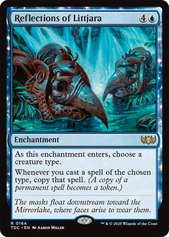 Reflections of Littjara (Commander: Tarkir: Dragonstorm) Near Mint