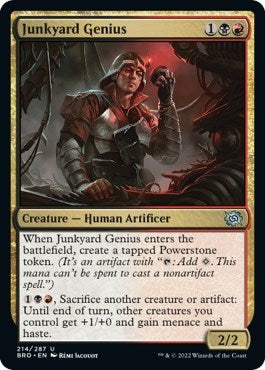 Junkyard Genius (The Brothers' War) Light Play Foil