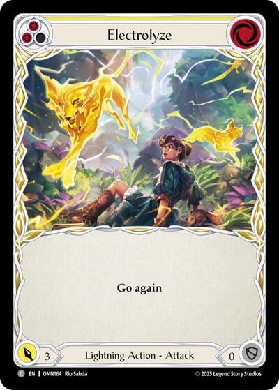Electrolyze (Yellow) (Omens of the Third Age) Near Mint Foil