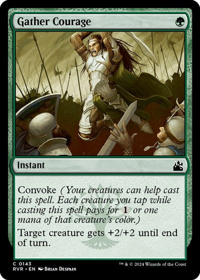 Gather Courage (Ravnica Remastered) Near Mint Foil