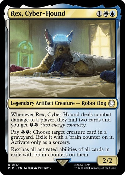 Rex, Cyber-Hound (Universes Beyond: Fallout) Near Mint Foil