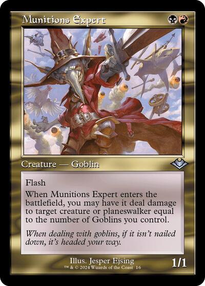 Munitions Expert (Retro Frame) (Modern Horizons) Near Mint Foil