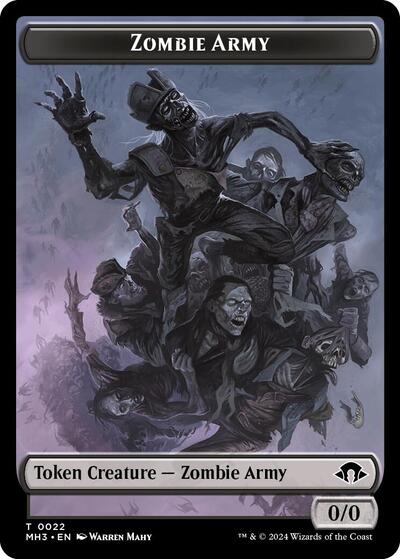 Zombie Army Token (Modern Horizons 3) Near Mint