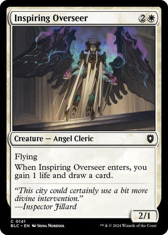 Inspiring Overseer (Commander: Bloomburrow) Near Mint