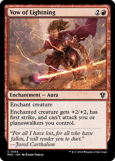 Vow of Lightning (Commander: Murders at Karlov Manor) Near Mint