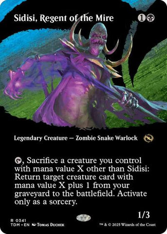 Sidisi, Regent of the Mire (Borderless) (Tarkir: Dragonstorm) Near Mint