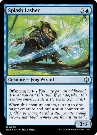 Splash Lasher (Bloomburrow) Light Play Foil