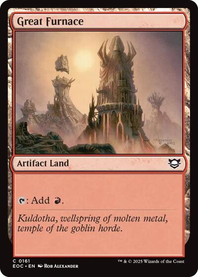 Great Furnace (Commander: Edge of Eternities) Near Mint
