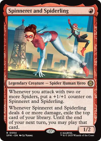 Spinneret and Spiderling (Marvel's Spider-Man) Near Mint