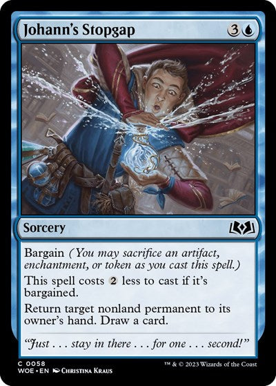 Johann's Stopgap (Wilds of Eldraine) Near Mint Foil