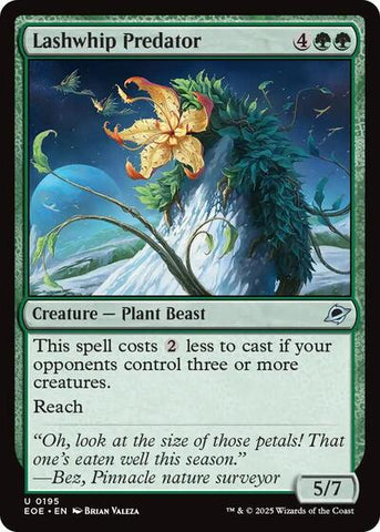 Lashwhip Predator (Edge of Eternities) Near Mint Foil