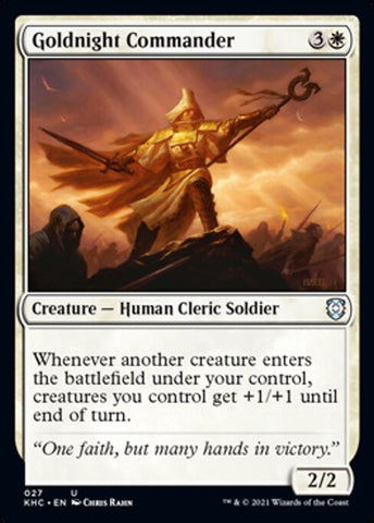 Goldnight Commander (Commander 2021 Kaldheim) Near Mint
