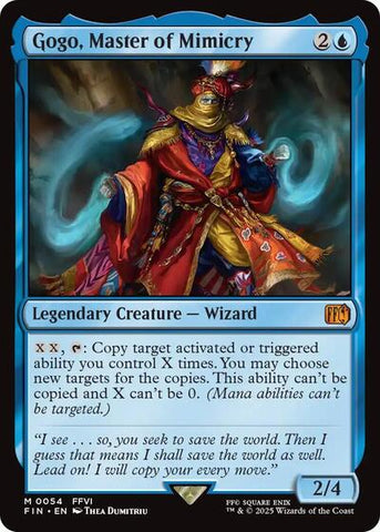 Gogo, Master of Mimicry (Universes Beyond: FINAL FANTASY) Light Play Foil