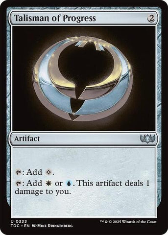 Talisman of Progress (Commander: Tarkir: Dragonstorm) Near Mint