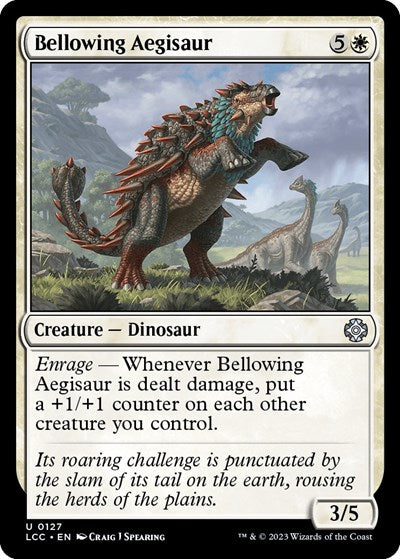 Bellowing Aegisaur (Commander: The Lost Caverns of Ixalan) Near Mint