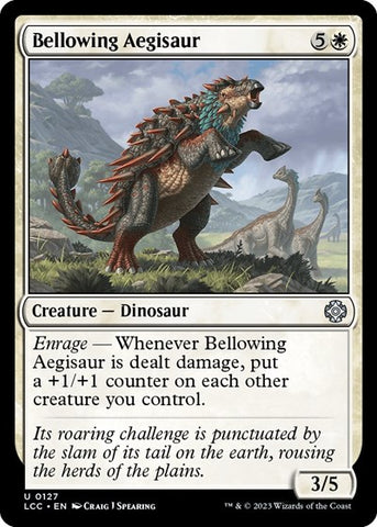 Bellowing Aegisaur (Commander: The Lost Caverns of Ixalan) Near Mint