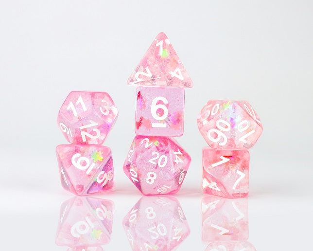 Sirius Dice: Polyhedral 7-Die Set - Celestial - Autumn Dawn