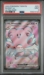 2024 POKEMON TWM EN-TWM 201 BLISSEY EX UR  PSA 9