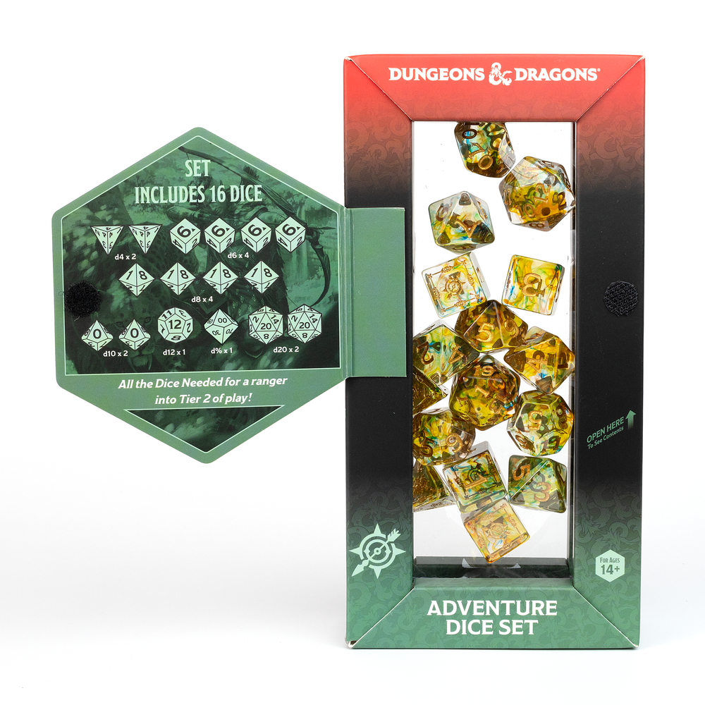 Dungeons & Dragons Adventure Dice - Ranger Multi-Colored | Sirius Dice