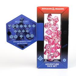 Dungeons & Dragons Adventure Dice - Wizard: Fuchsia | Sirius Dice