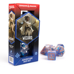 Dungeons & Dragons Adventure Dice - Wizard: Blue | Sirius Dice