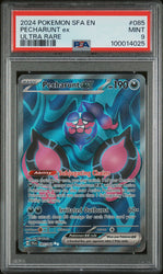 2024 POKEMON SFA EN-SHROUDED FABLE 085 PECHARUNT EX UR  PSA 9