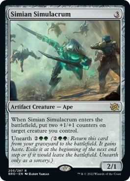 Simian Simulacrum (The Brothers' War) Near Mint