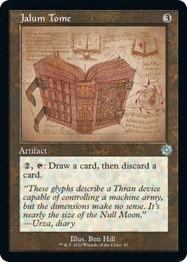 Jalum Tome (Schematic) (The Brothers' War: Retro Frame Artifacts) Near Mint Foil