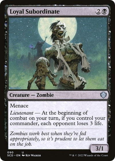 Loyal Subordinate (Commander 2022 Starter Decks) Near Mint