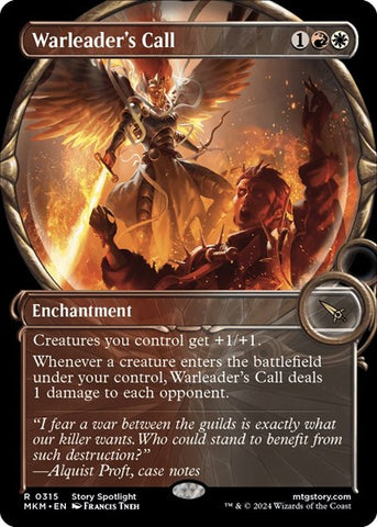 Warleader's Call (Showcase) (Murders at Karlov Manor) Near Mint Foil