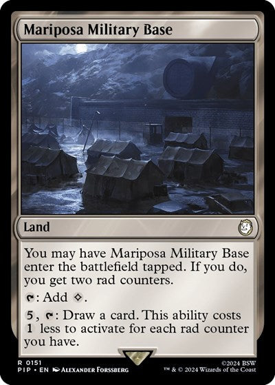 Mariposa Military Base (Universes Beyond: Fallout) Near Mint Foil