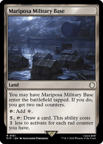 Mariposa Military Base (Universes Beyond: Fallout) Near Mint Foil