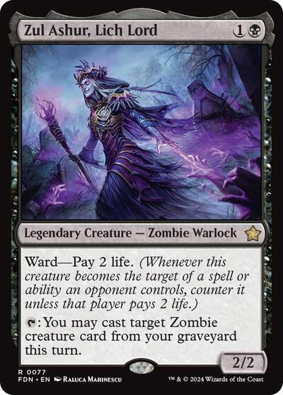 Zul Ashur, Lich Lord (Foundations) Near Mint