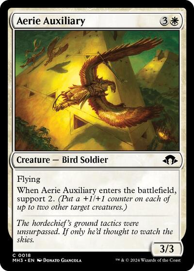 Aerie Auxiliary (Modern Horizons 3) Near Mint Foil