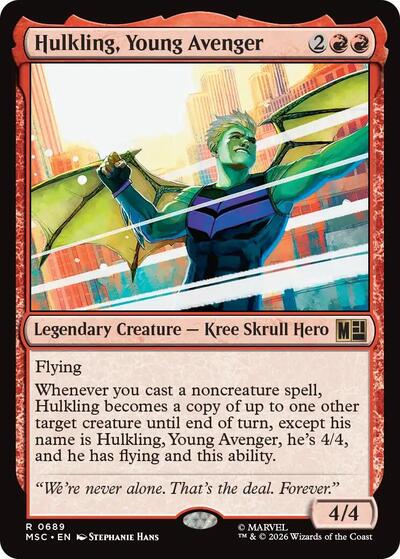 Hulkling, Young Avenger (Commander: Marvel Super Heroes) Near Mint